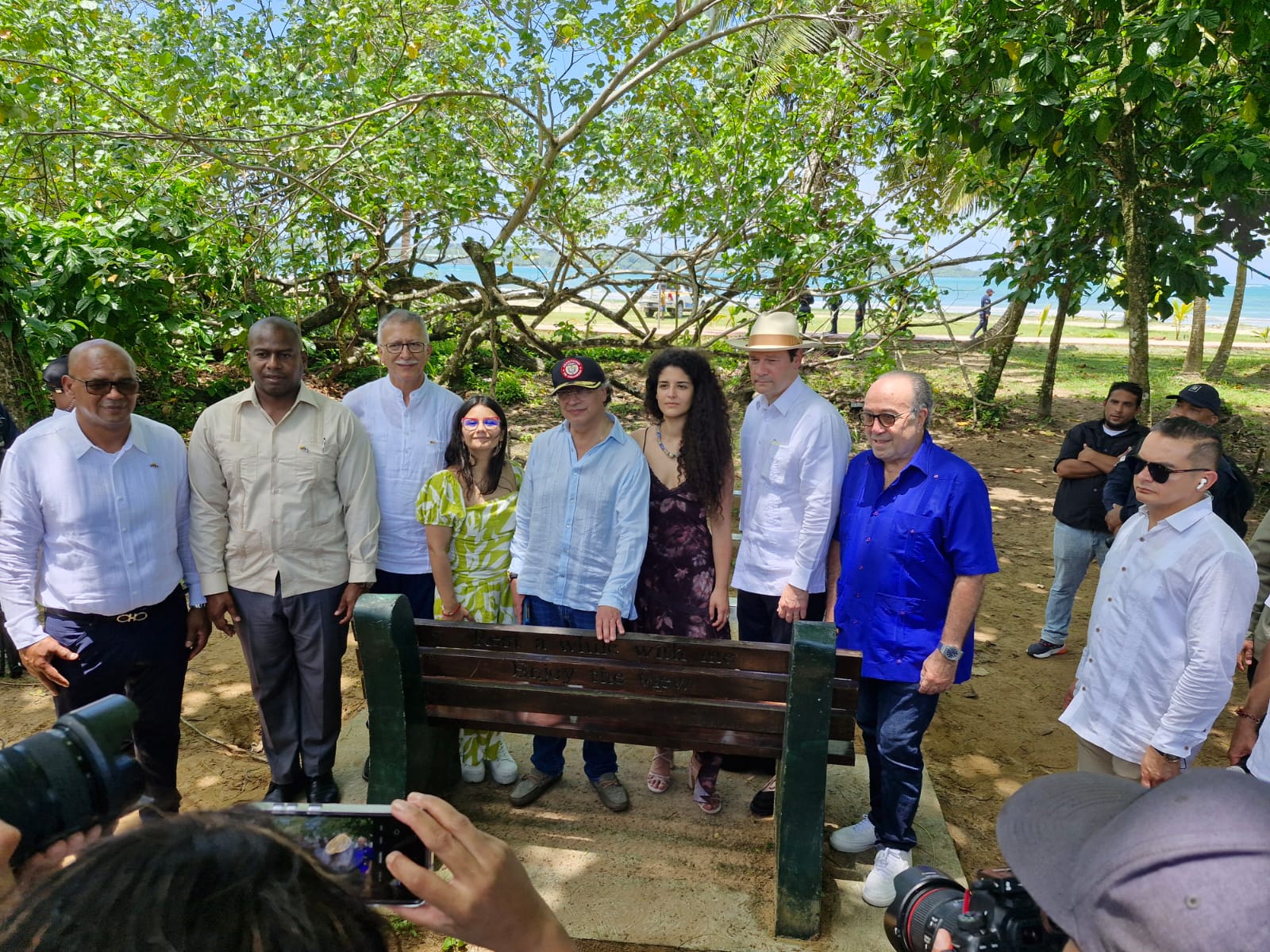 Recorrido del presidente Petro en la provincia de Bocas del Toro.