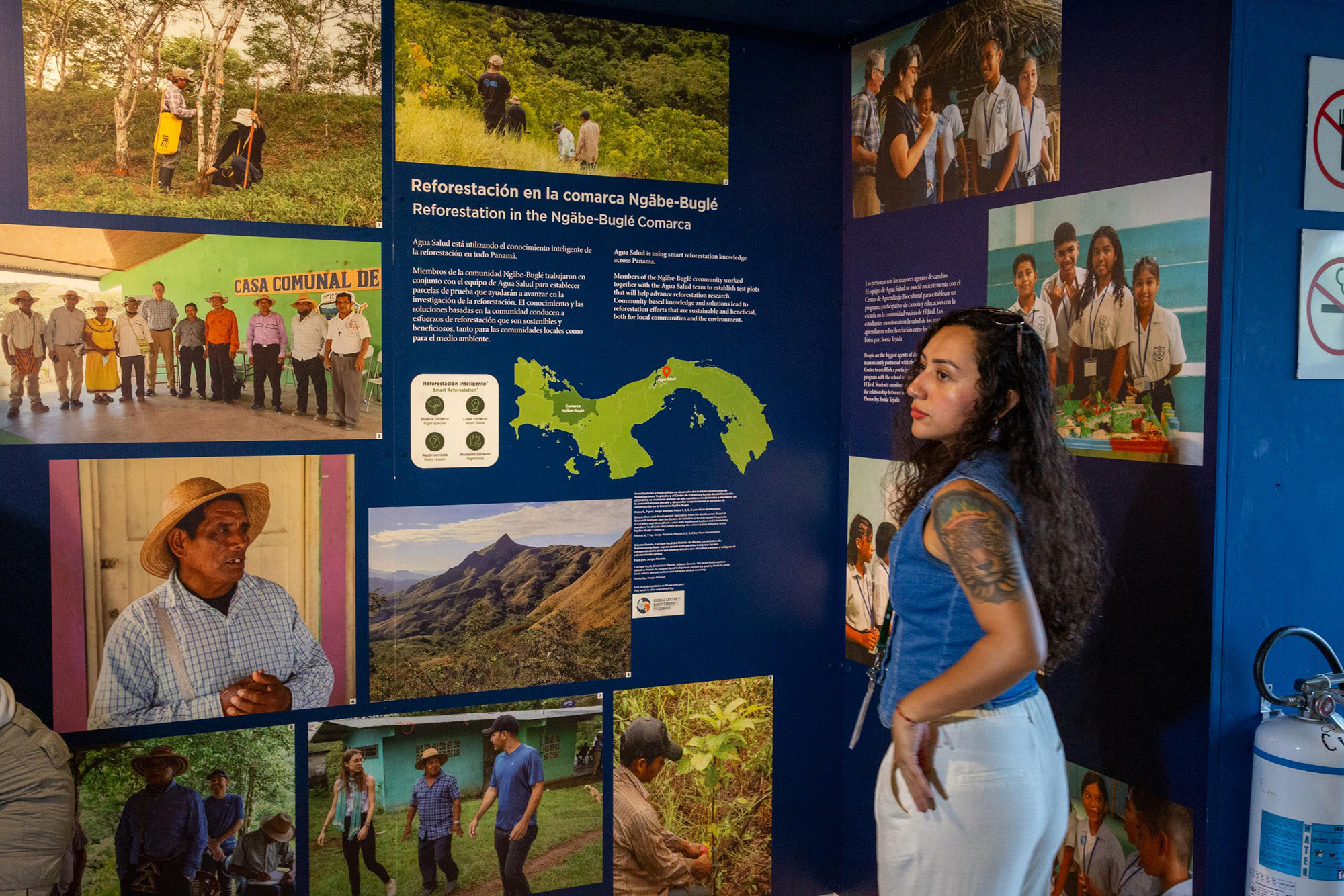 La proyecto arroja luz sobre la interconexión entre bosques, agua y bienestar humano. Foto: Cortesía