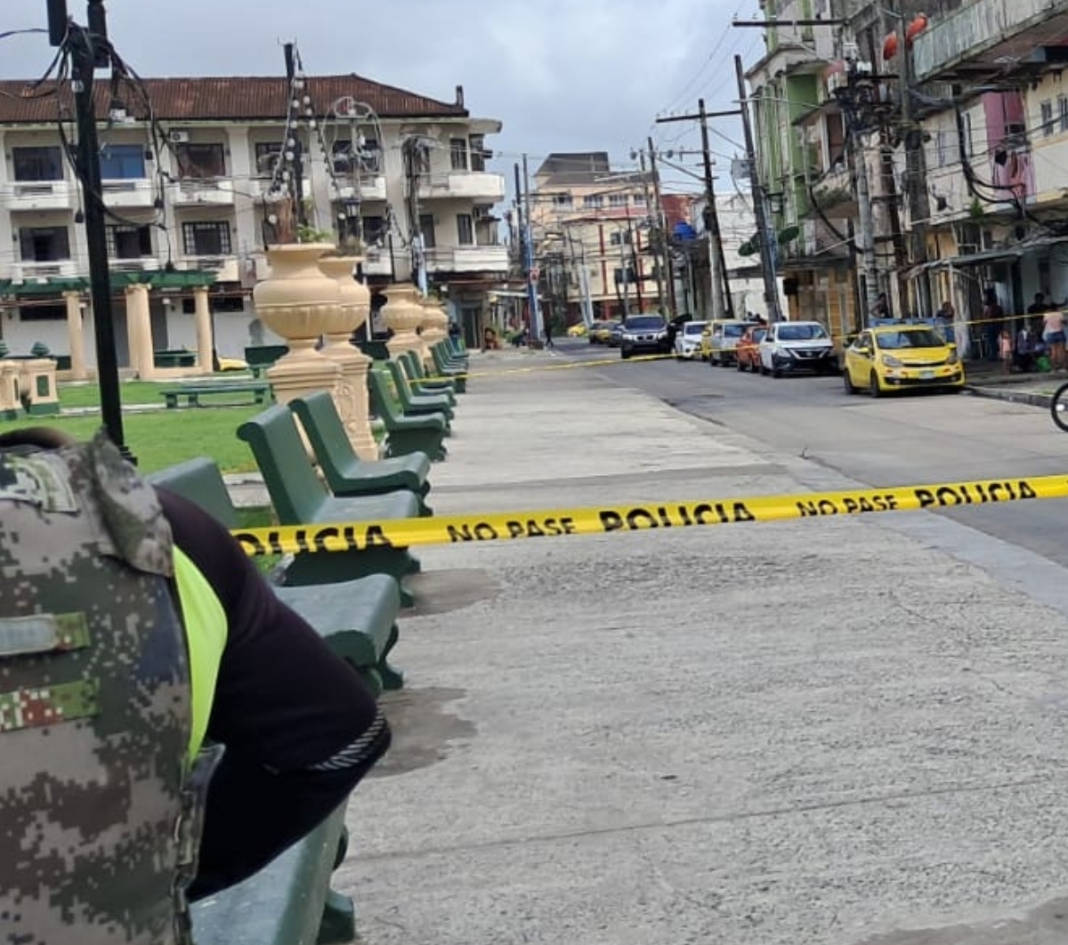 Escena de donde ocurrió el ataque mortal.