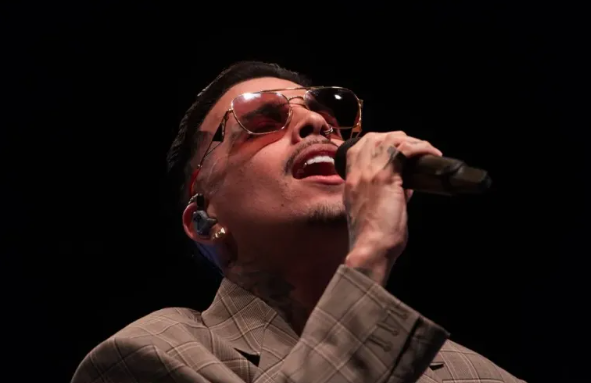 Rauw Alejandro, durante un concierto. Foto: EFE