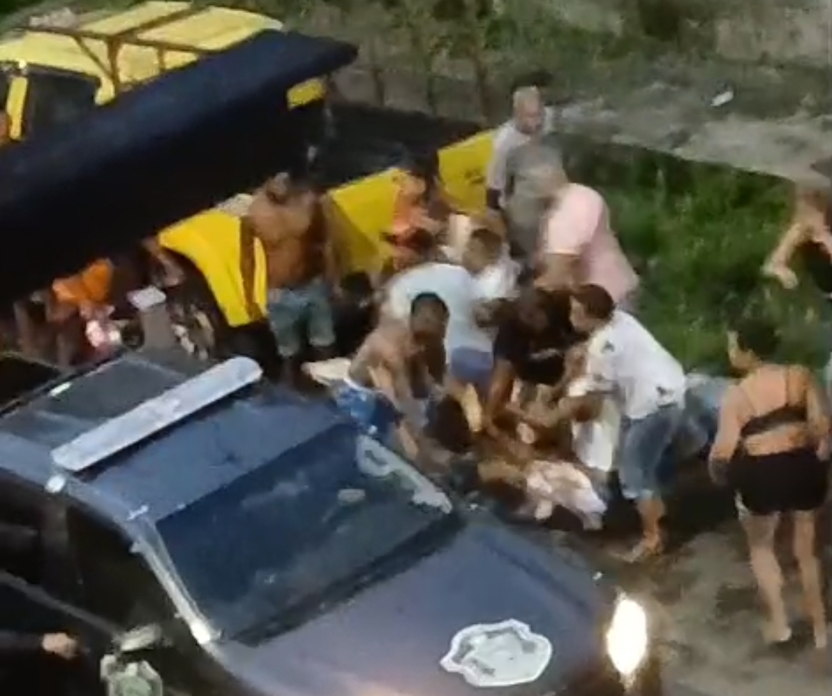 Escena de los heridos para trasladado al centro hospitalario.