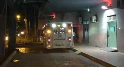 El herido de fue trasladado al centro hospitalario.