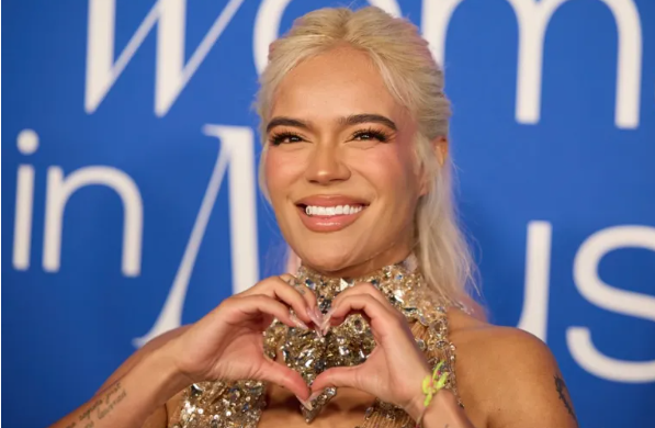 La artista colombiana Karol G, en una fotografía de archivo. EFE