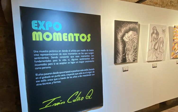 La Galería Juan Manuel Cedeño inaugura la exposición “Momentos” una experiencia para los sentidos.  Foto: EFE
