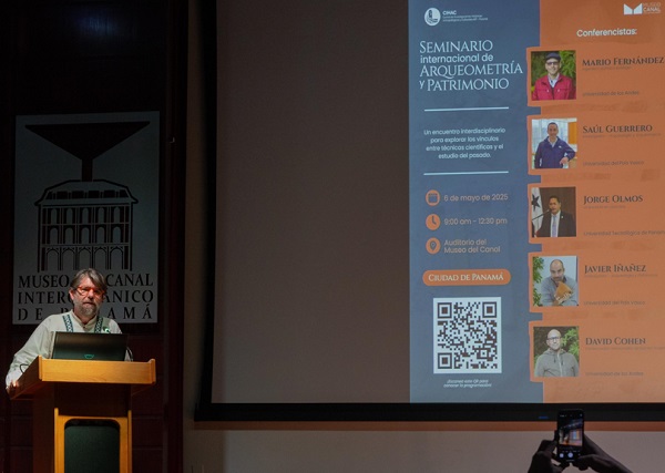 El Auditorio del Museo del Canal de Panamá fue el escenario del Seminario Internacional Arqueometría y Patrimonio.Foto: Cortesía