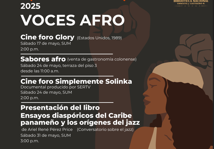 La agenda comienza con el Cine foro y la presentación de Glory. Foto: Cortesía