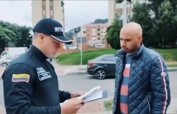 Javier Vargas tras las rejas.