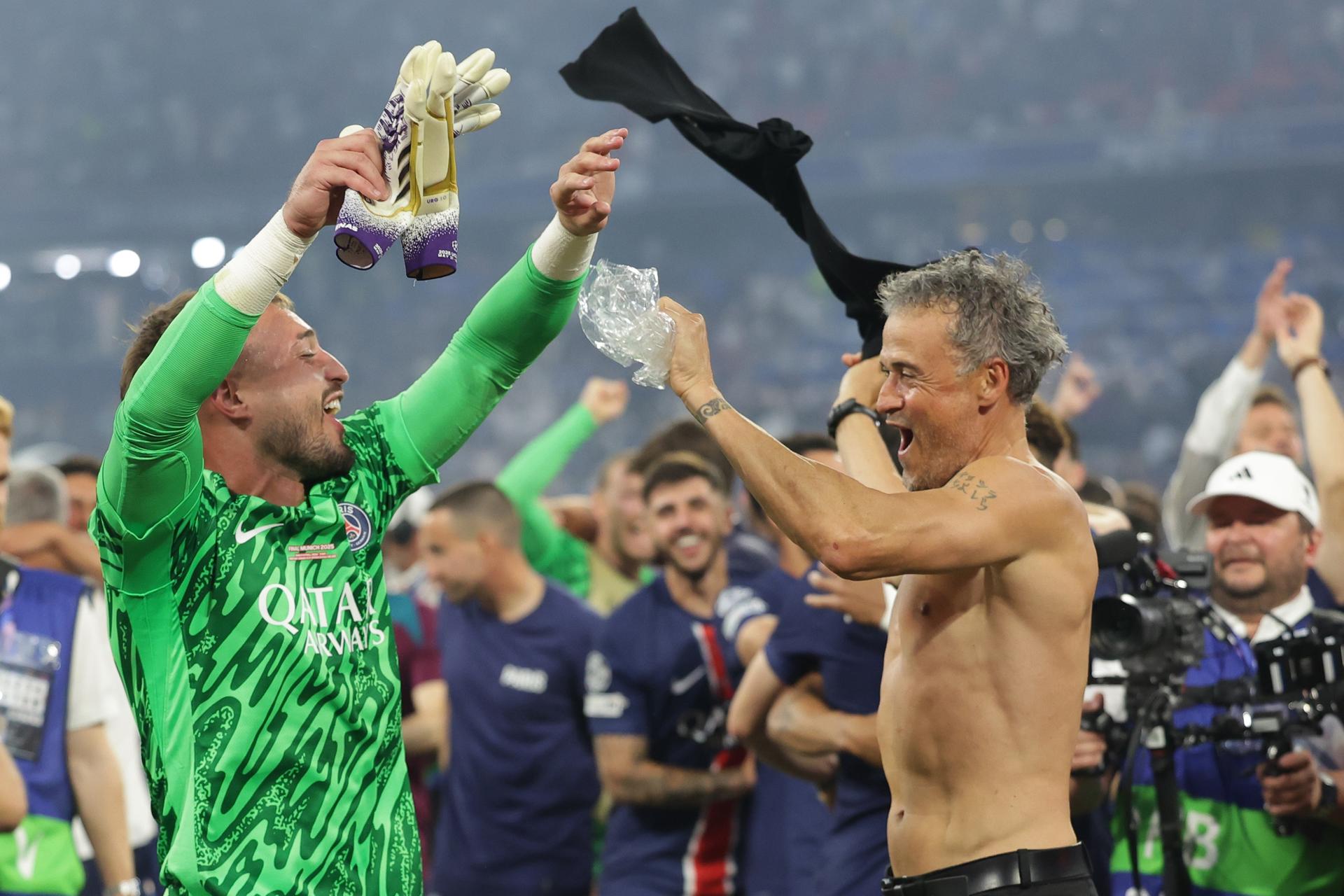 Luis Enrique tras la final de la UEFA Champions League. /Foto: EFE
