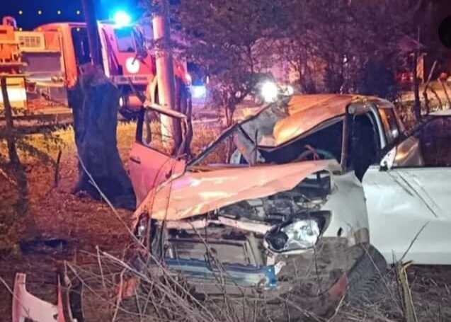 Escena del accidente en Parita, Herrera.        (Foto: Azuero Vial)