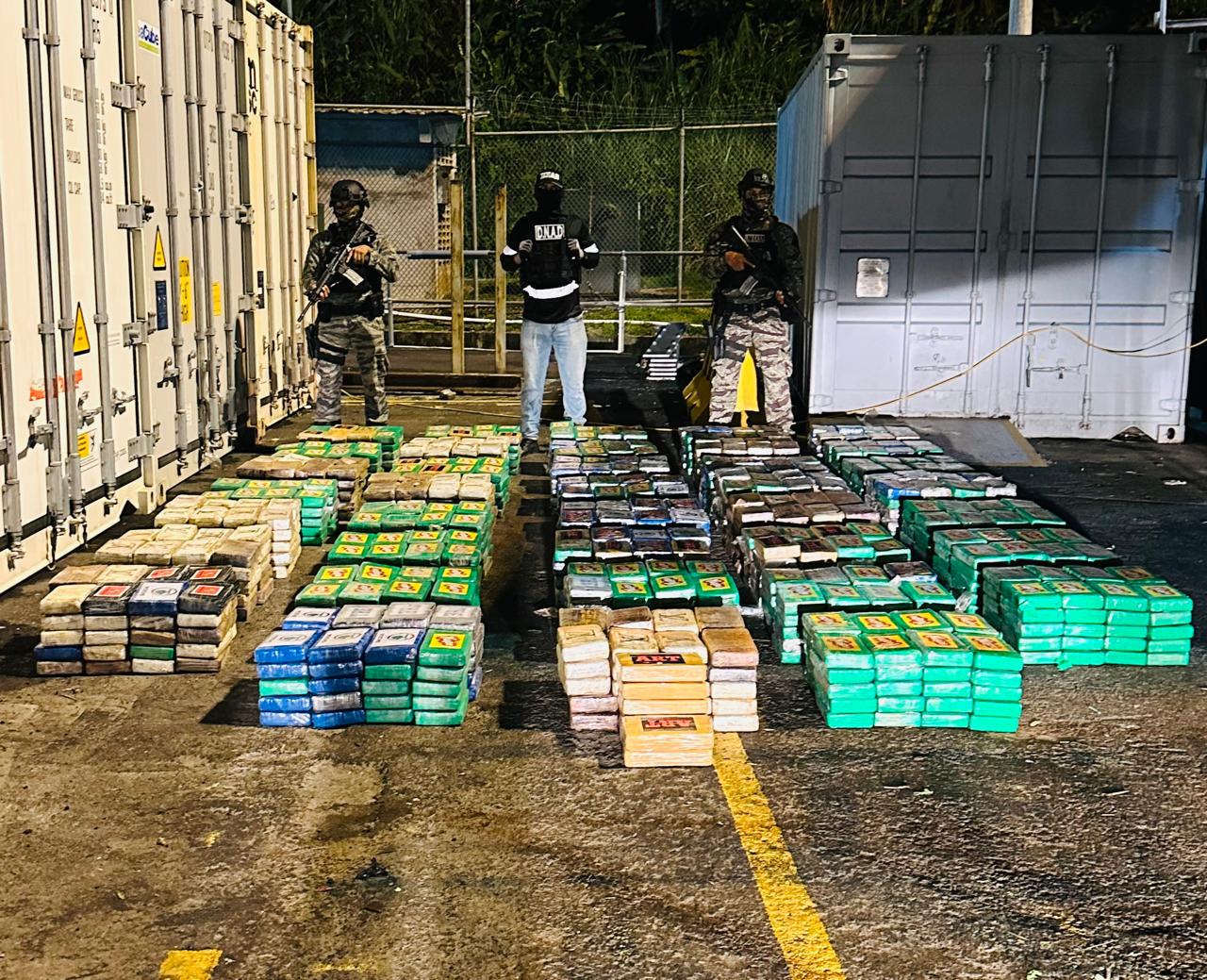 Decomiso de droga en puerto de Panamá Oeste.