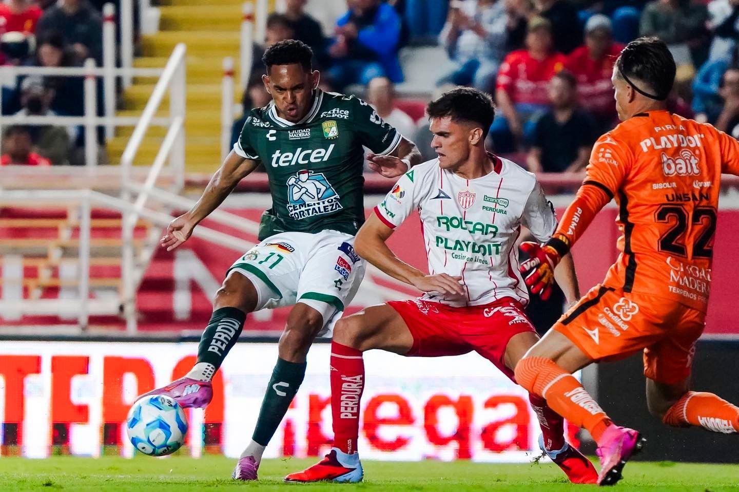 Ismael Díaz en pleno momento de definición. 