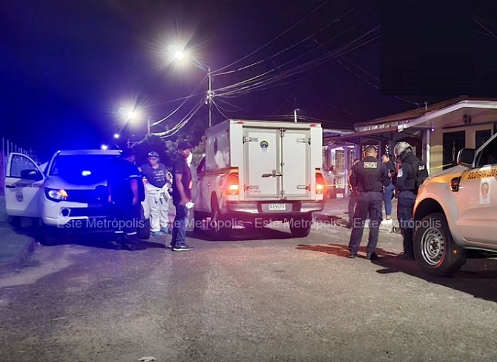 Vista general de la escena del crimen en Los Cántaros #1.  /  Foto: estemetropolis.pa