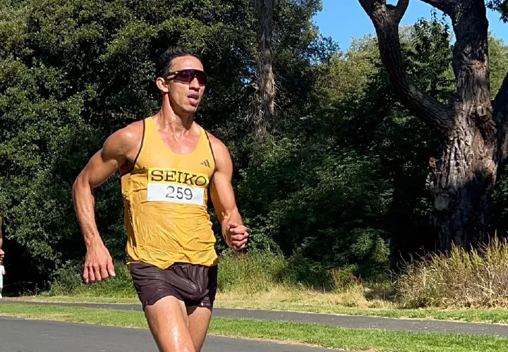 Yassir Cabrera quedó ubicado en la posición N.°33 de los 35 kilómetros marcha. Foto: Archivo