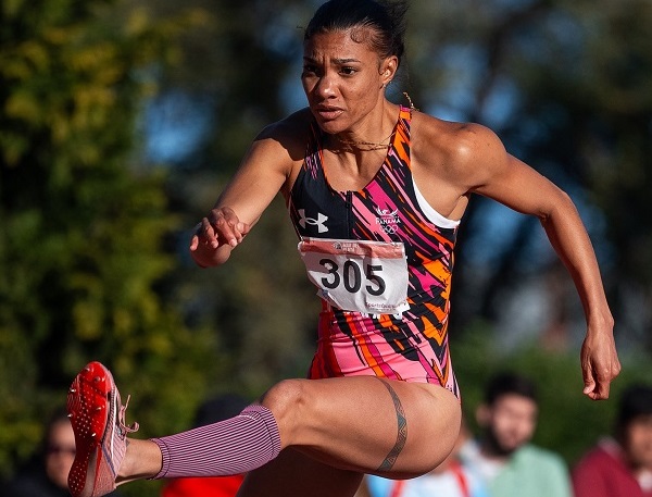 Gianna Woodruff está participando por quinta vez en un mundial de atletismo. Foto: COP