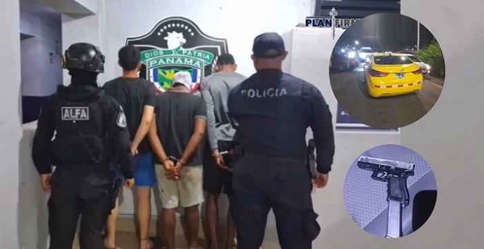 Los sujetos, de 18, 20 y 22 años de edad, pasaron a manos del Ministerio Público.  /  Fotocomposición: Diómedes Sánchez