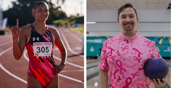 Gianna Woodruff (izq.) y William Duen.