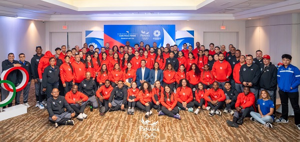 Delegación de Panamá para los Juegos Centroamericanos. Foto: COP
