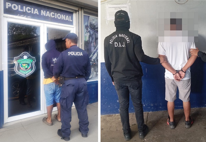 Ambos retenidos serán judicializados.  /  Foto: PN