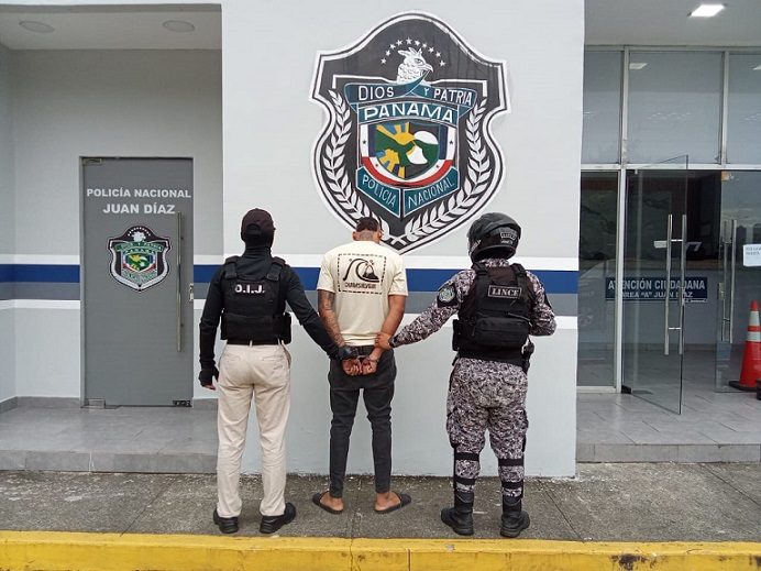 Se escondía en Juan Díaz tras participar en homicidio en Pedregal.  /  Foto: PN