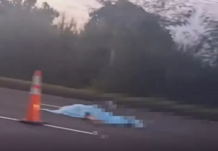 Escena del fatal accidente de tránsito.  (Foto Ilustrativa)