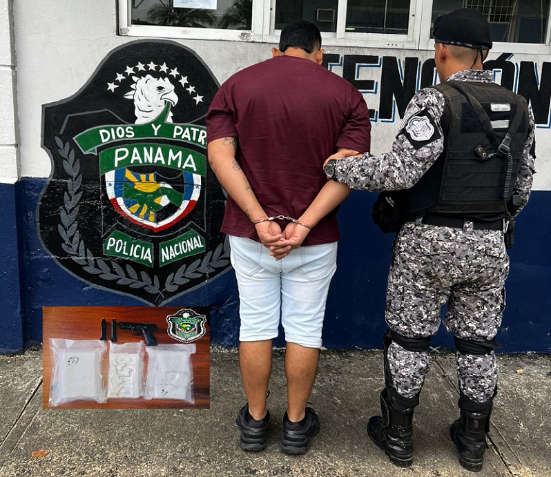 El sospechoso quedó a órdenes de la Fiscalía de Drogas.  /  Foto: PN