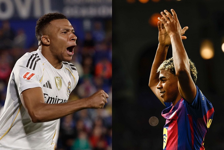 Kylian Mbappé y Lamine Yamal estarán cara a cara. /Foto: EFE