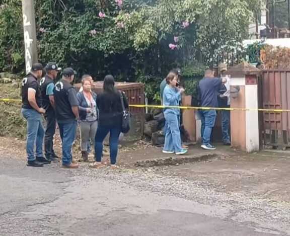 Vivienda donde ocurrió el crimen.