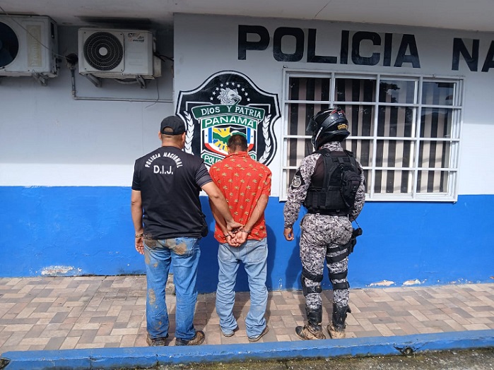 El indiciado fue aprehendido en el corregimiento de Trinidad de Las Minas, en el distrito de Capira.  /  Foto: PN