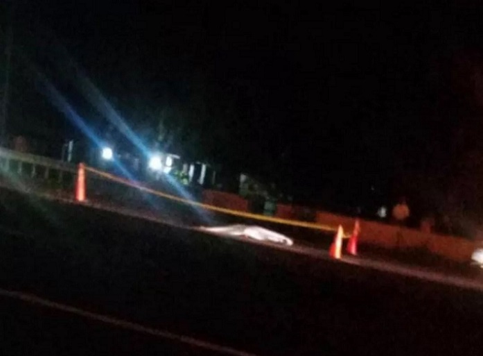 El hecho ocurrió alrededor de las 8:45 p.m. en dirección al interior del país.  /  Foto: TraficoCPanama 