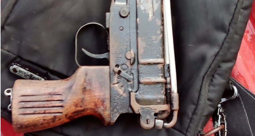 Incautaron una subametralladora con municiones sin detonar. Foto: Cortesía