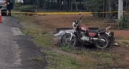 Escena del accidente en Natá, Coclé