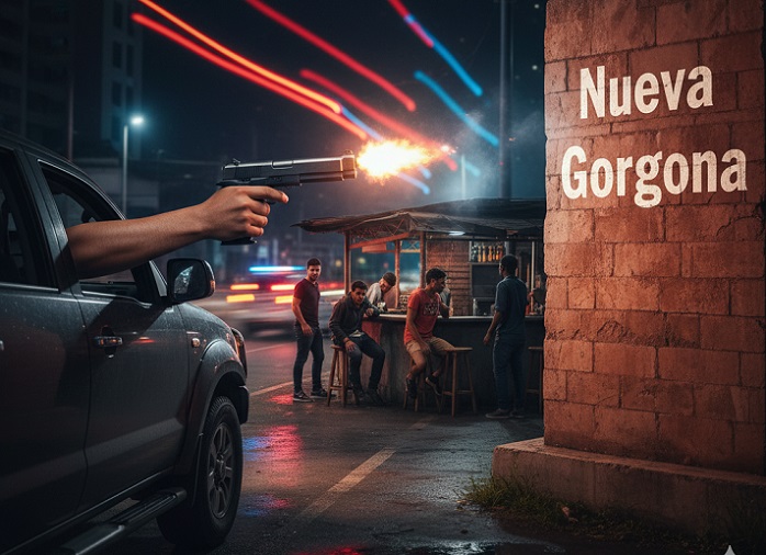 Las dos víctimas sobrevivientes del ataque, un hombre y una mujer, mantienen antecedentes penales, según confirmó la Policía Nacional.  /  Imagen generada con IA; Gemini