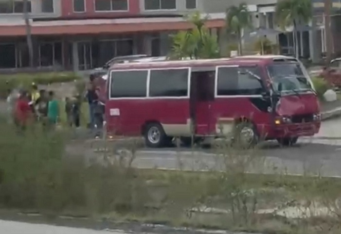Vista general del fatal accidente en Coronado.  /  Captura de video: Costa Oeste News