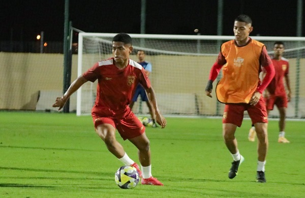 Entrenamiento de este viernes de la Selección Sub-17 de Fútbol de Panamá. Foto: FPF