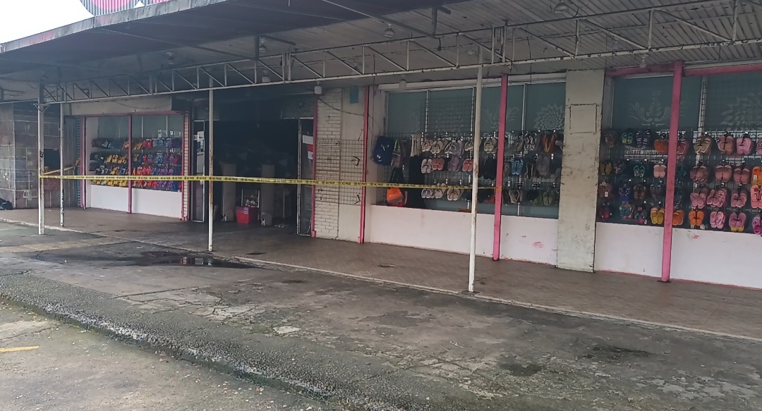 Así quedó el almacén.