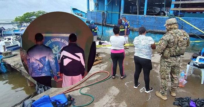 Por este caso, el operador del bote —un ciudadano de nacionalidad colombiana— y otro hombre fueron retenidos y enfrentarán un proceso judicial.  /  Fotocomposición: Senan-MP
