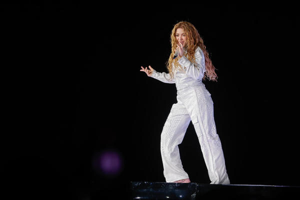 La cantante colombiana Shakira en un concierto de la gira 'Las mujeres ya no lloran World Tour'. Foto: EFE