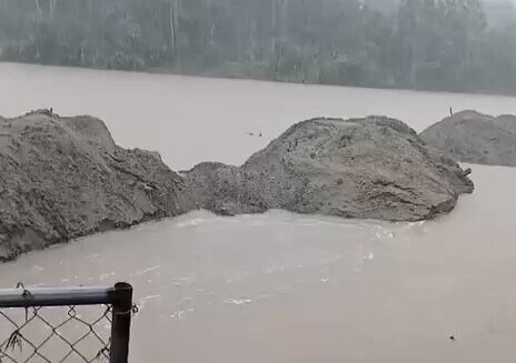 Las lluvias afecta la potabilizadora.