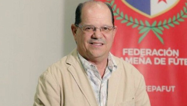 Manuel Arias, presidente de la Federación Panameña de Fútbol. 