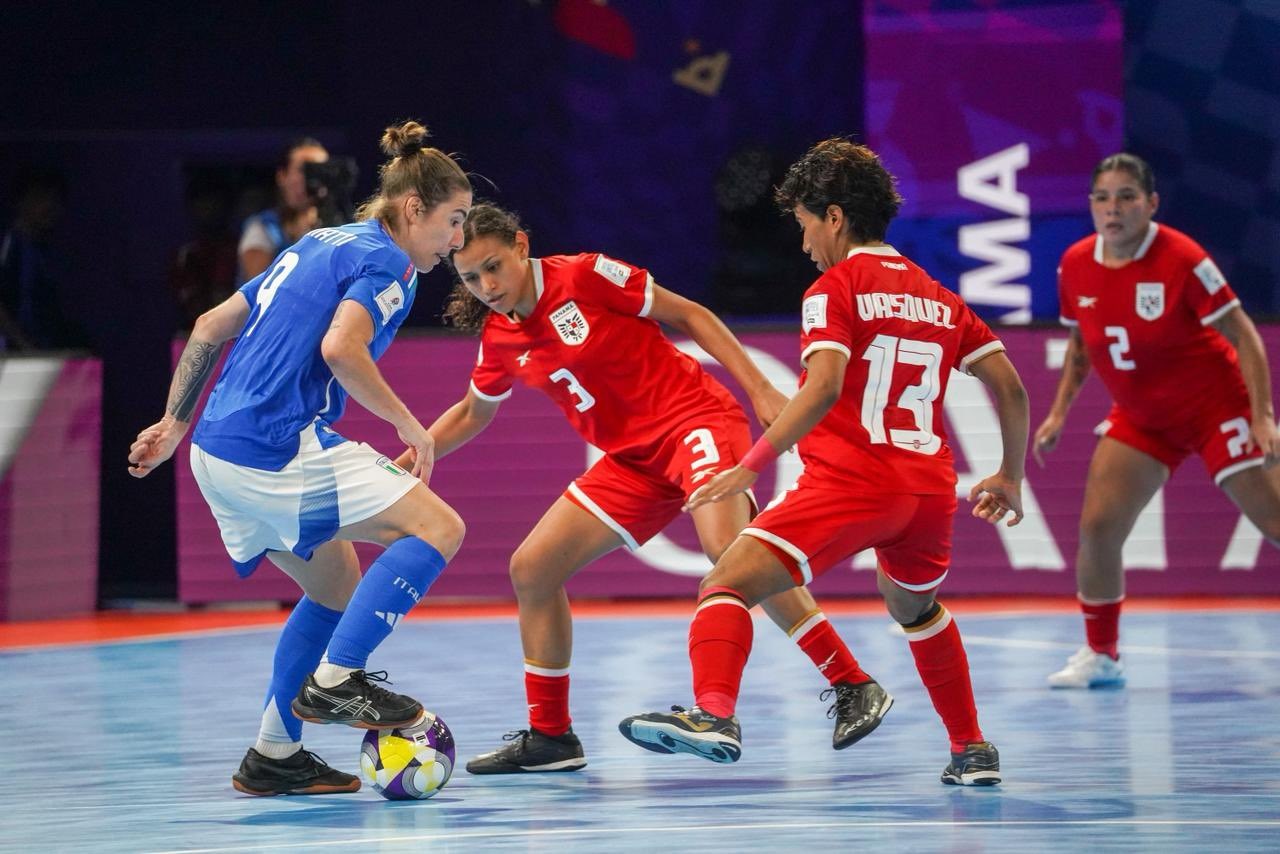 La superioridad italiana sobre las panameñas fue absoluta y sin relajación. /Foto: FPF