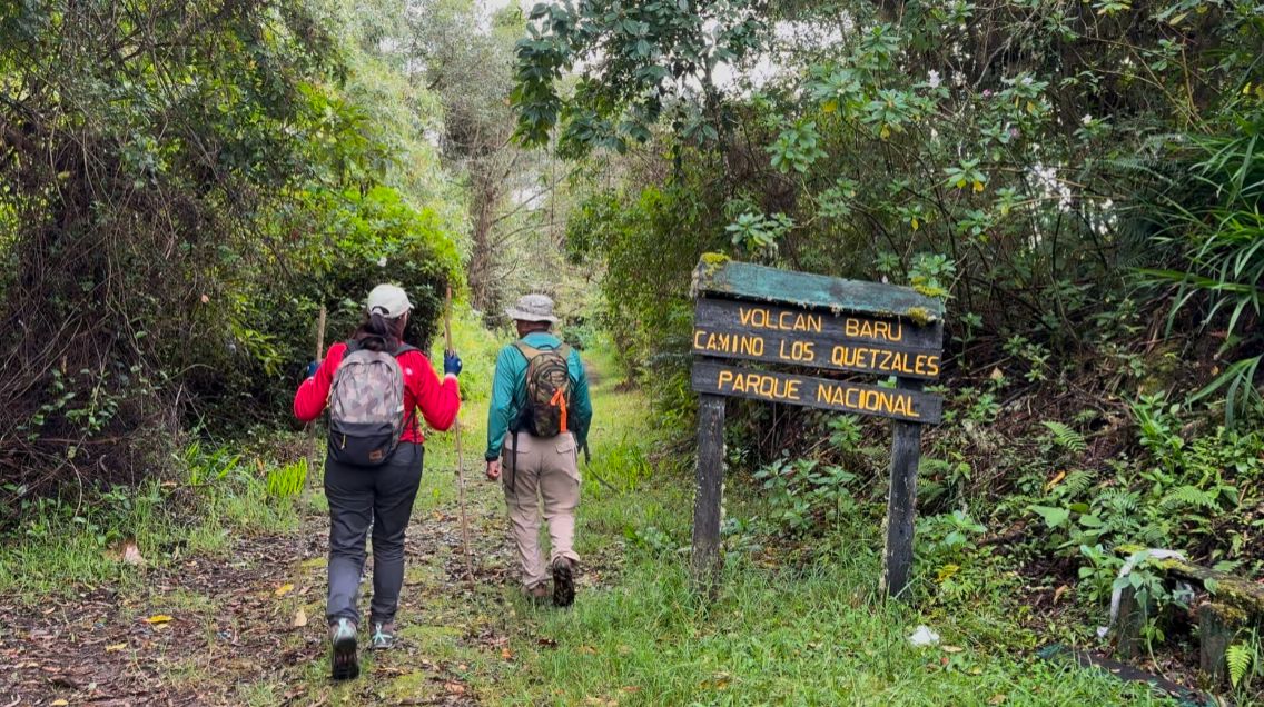 Se restablece ingreso al Sendero Los Quetzales del Parque Nacional Volcán Barú. Foto: Cortesía