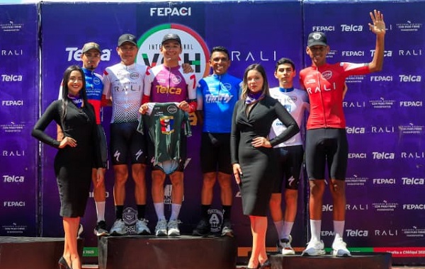 Los líderes de las categorías de la Vuelta Internacional a Chiriquí. Foto: Fepaci