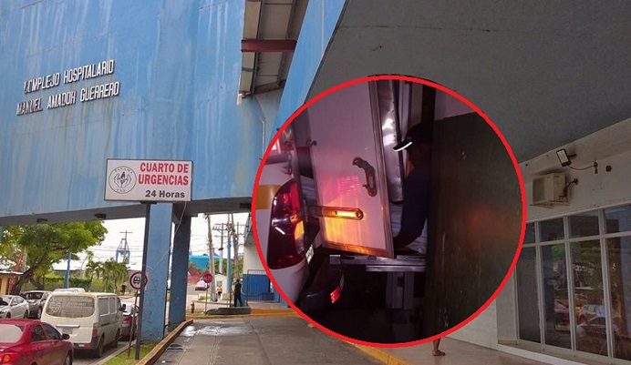 El levantamiento del cadáver fue efectuado por los peritos en el hospital de Colón.  /  Fotocomposición: rchovo