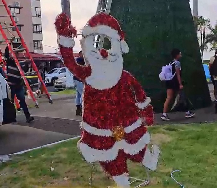 El evento principal de encendido de luces se llevará a cabo este sábado desde las 4:00 p.m. en la Plaza del Cristo Redentor.  /  Foto: Diómedes Sánchez