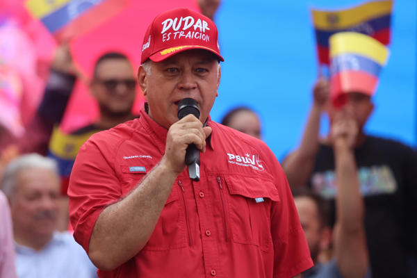 El secretario general del Partido Socialista Unido de Venezuela (PSUV), Diosdado Cabello. Foto: EFE