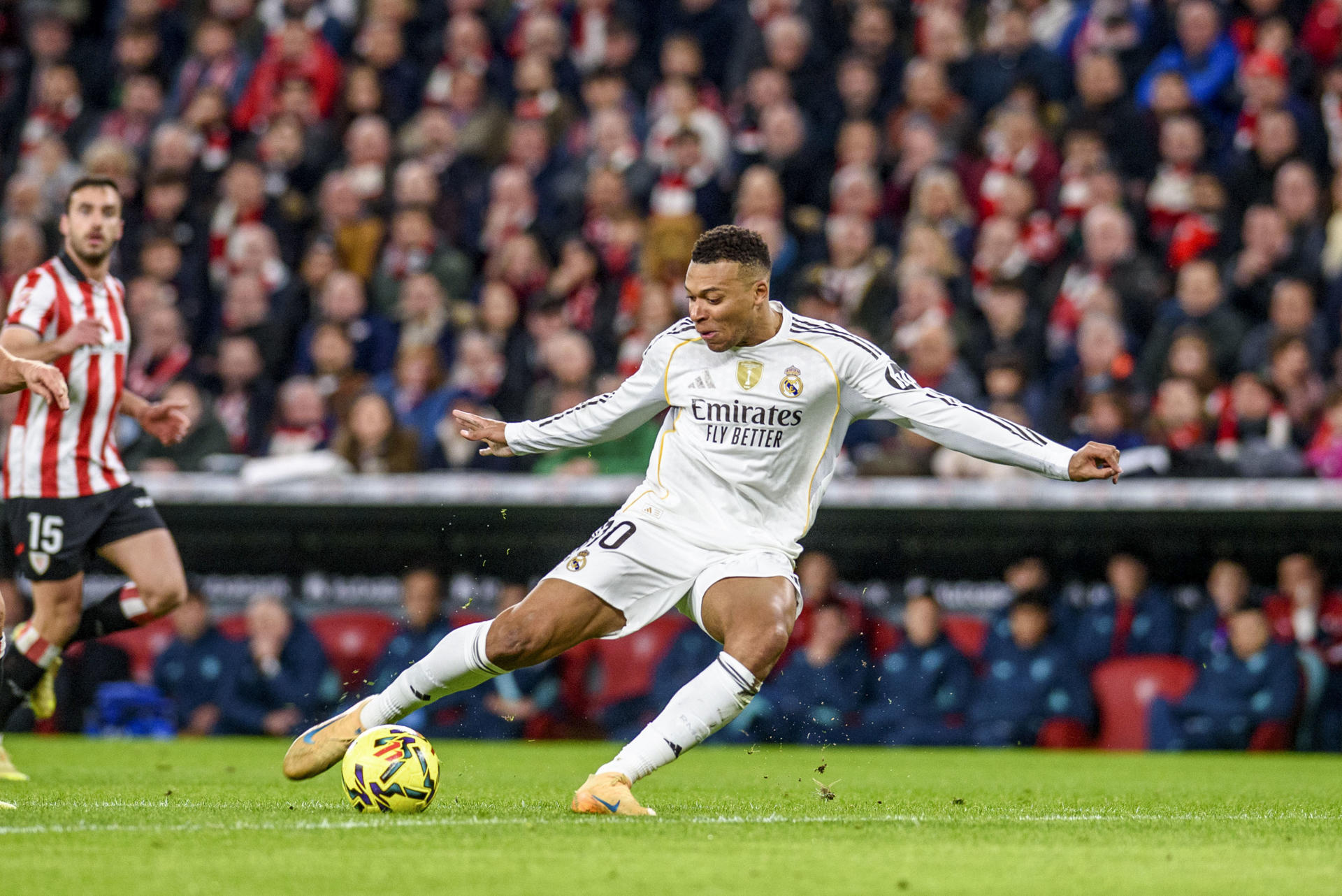 El delantero francés del Real Madrid Kylian Mbappé. /Foto: EFE