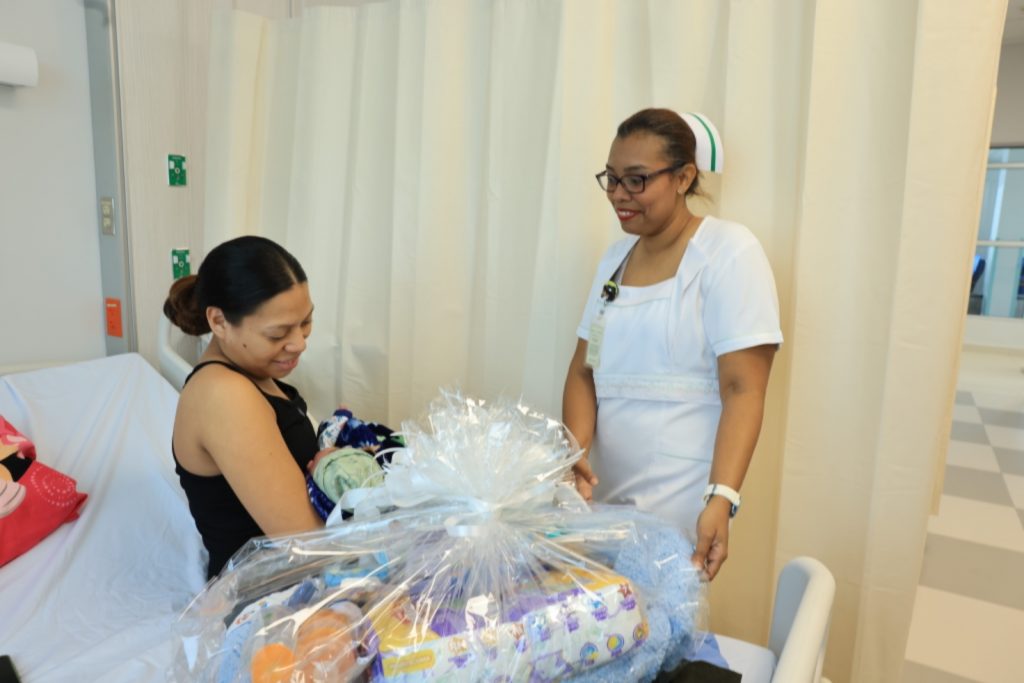 Prime bebé que nació en el Hospital Manuel Amador Guerrero. Foto: Cortesía