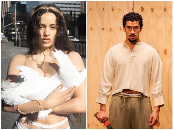 La cantante española Rosalía y el puertorriqueño Bad Bunny. Foto: EFE