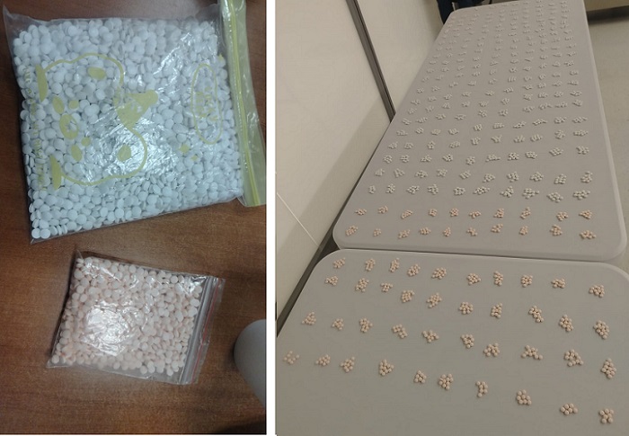 Las pastillas estaban en dos bolsas plásticas.  /  Foto: Senan