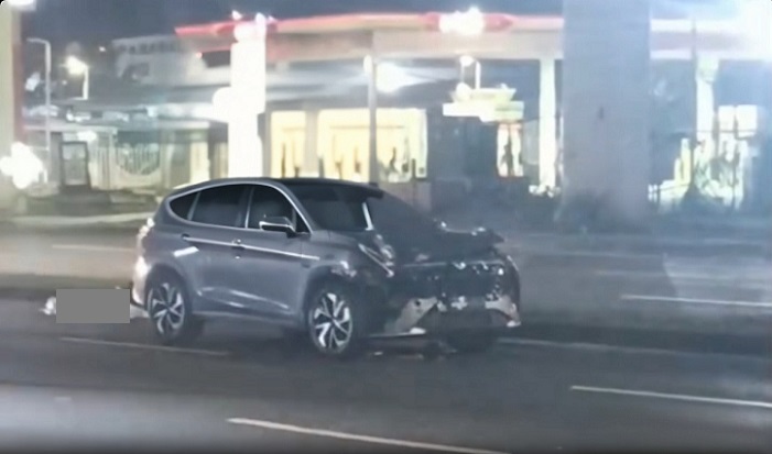 Vista del atropello fatal en la entrada de Las Acacias.  /  Captura de video: grupoelite